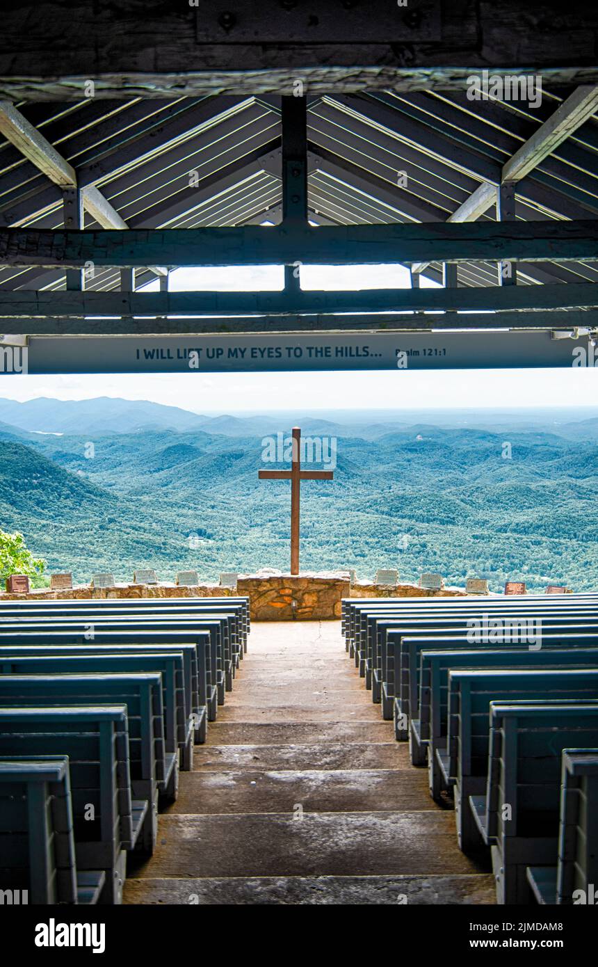 Pretty Place Chapel in der Nähe von Greenville South Carolina Stockfoto