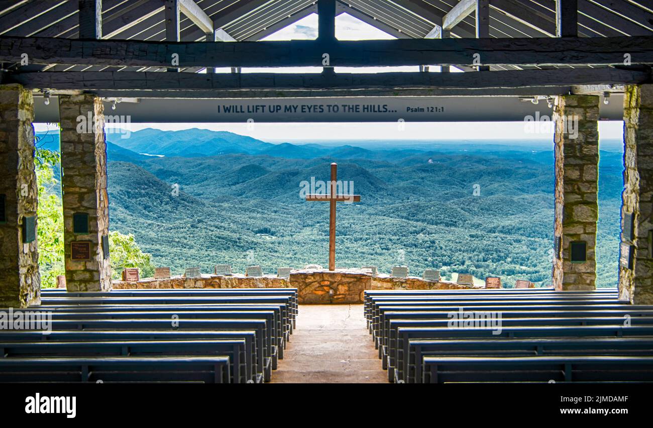 Pretty Place Chapel in der Nähe von Greenville South Carolina Stockfoto