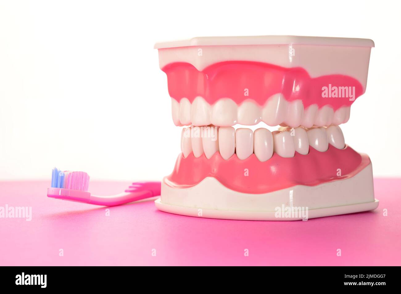 Zähne Putzen Stockfoto