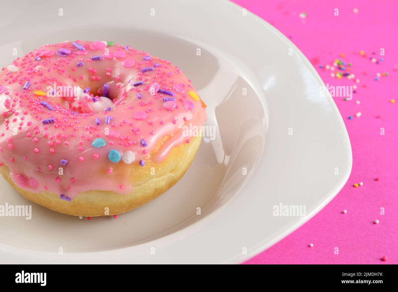 Frisch Gebackener Donut Stockfoto
