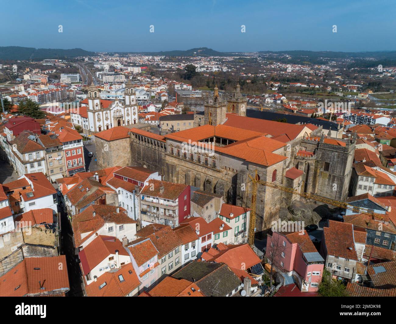 Alte historische Stadt Viseu Stockfoto
