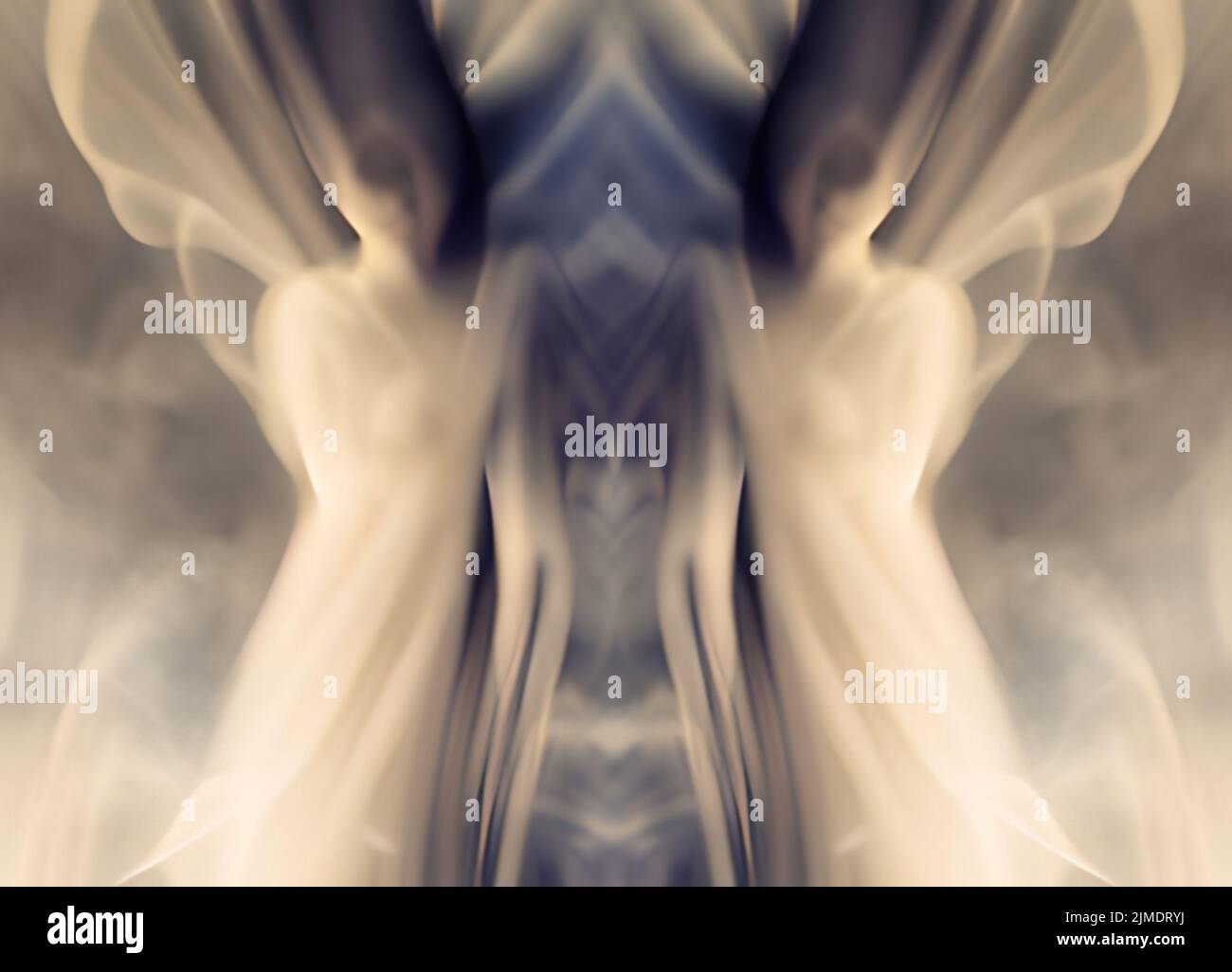 Engelstherapie, konzeptuelle Illustration Stockfoto