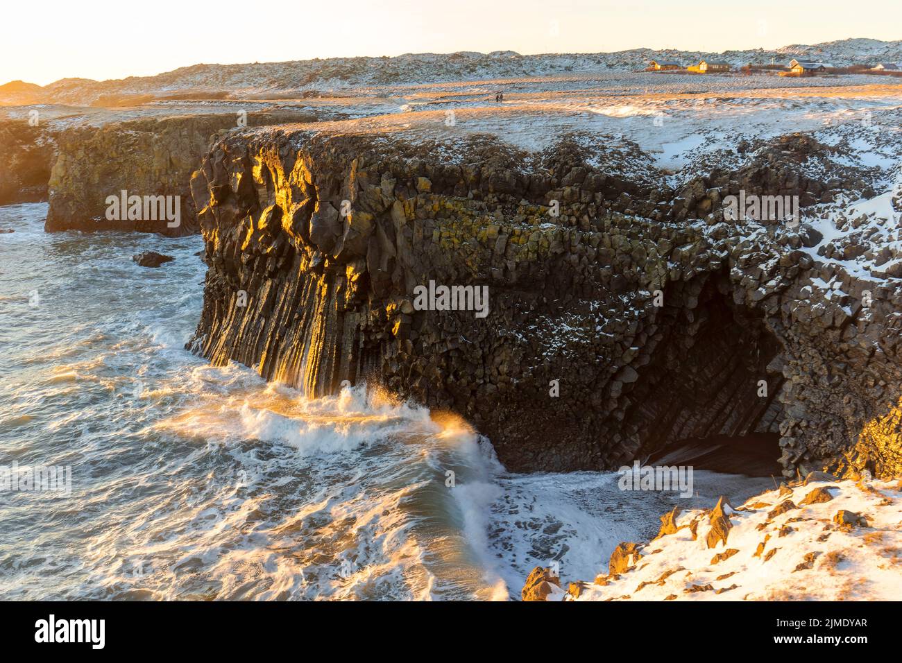 Der wunderschöne Arnarstapi auf der Snaefellsness Halbinsel, Island, Europa Stockfoto