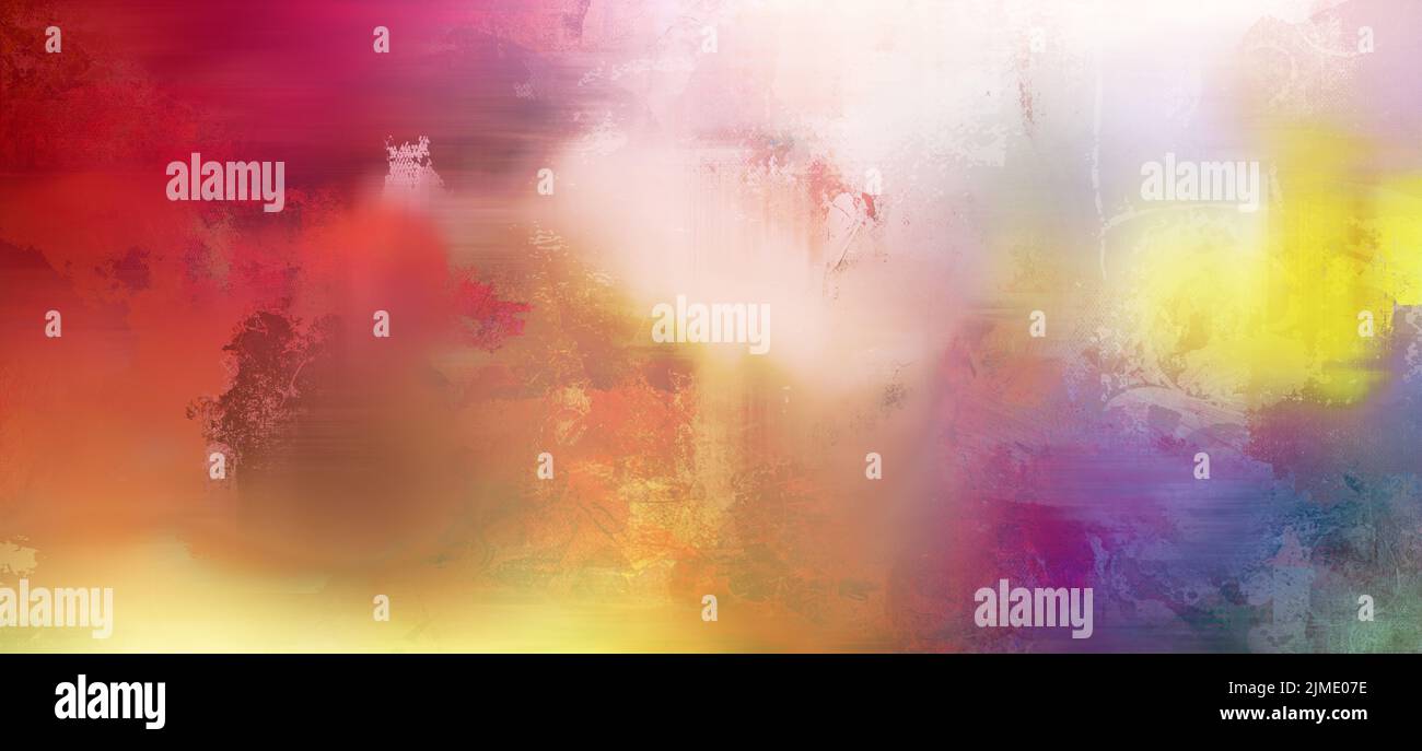 Bemalter Hintergrund abstrakt, Lichter und Farben Stockfoto