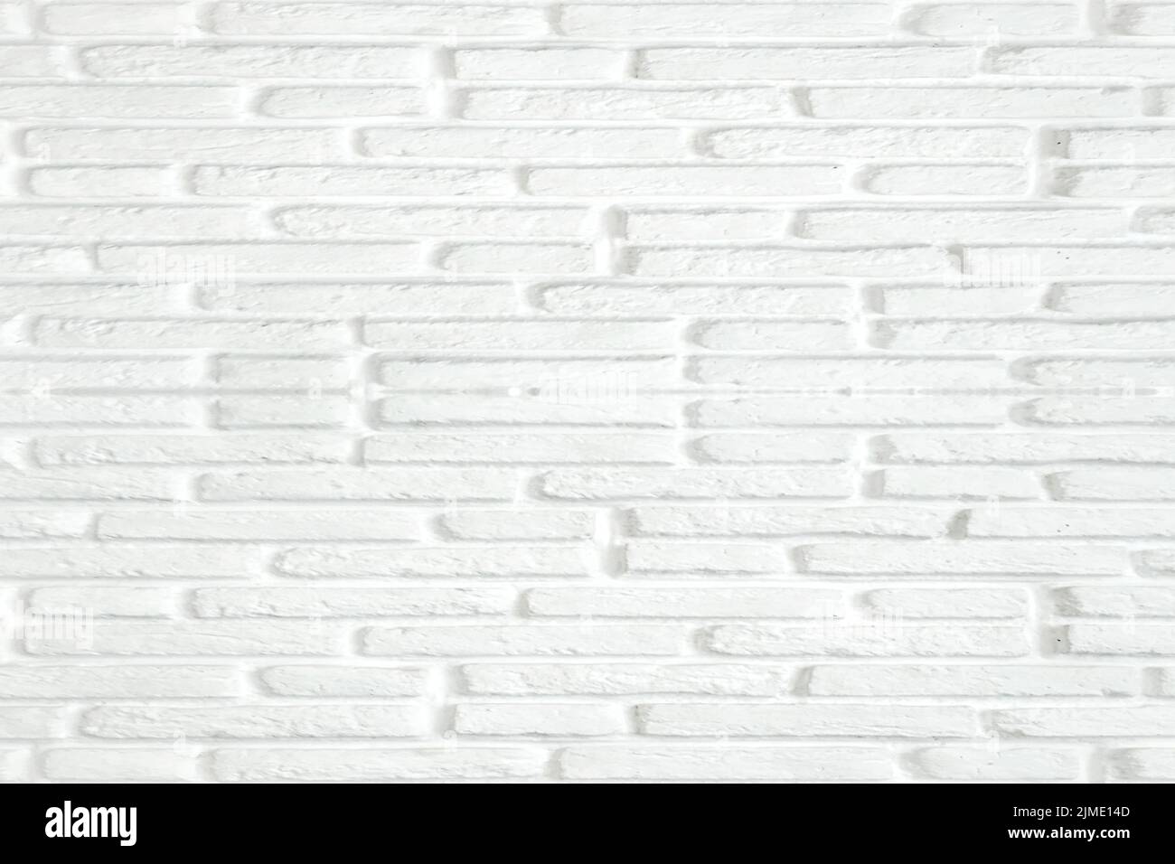 Weiße Ziegelwand Textur Hintergrund für Stein Fliese Block in grau helle Farbe Tapete moderne Innen-oder Außenbereich und b lackiert Stockfoto