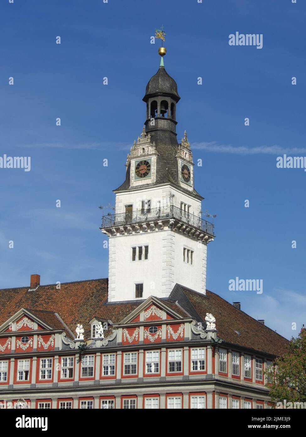 WolfenbÃ¼ttel - Herzogliches Schloss, Hausmannsturm (Turm mit Wohnzimmer), Deutschland Stockfoto