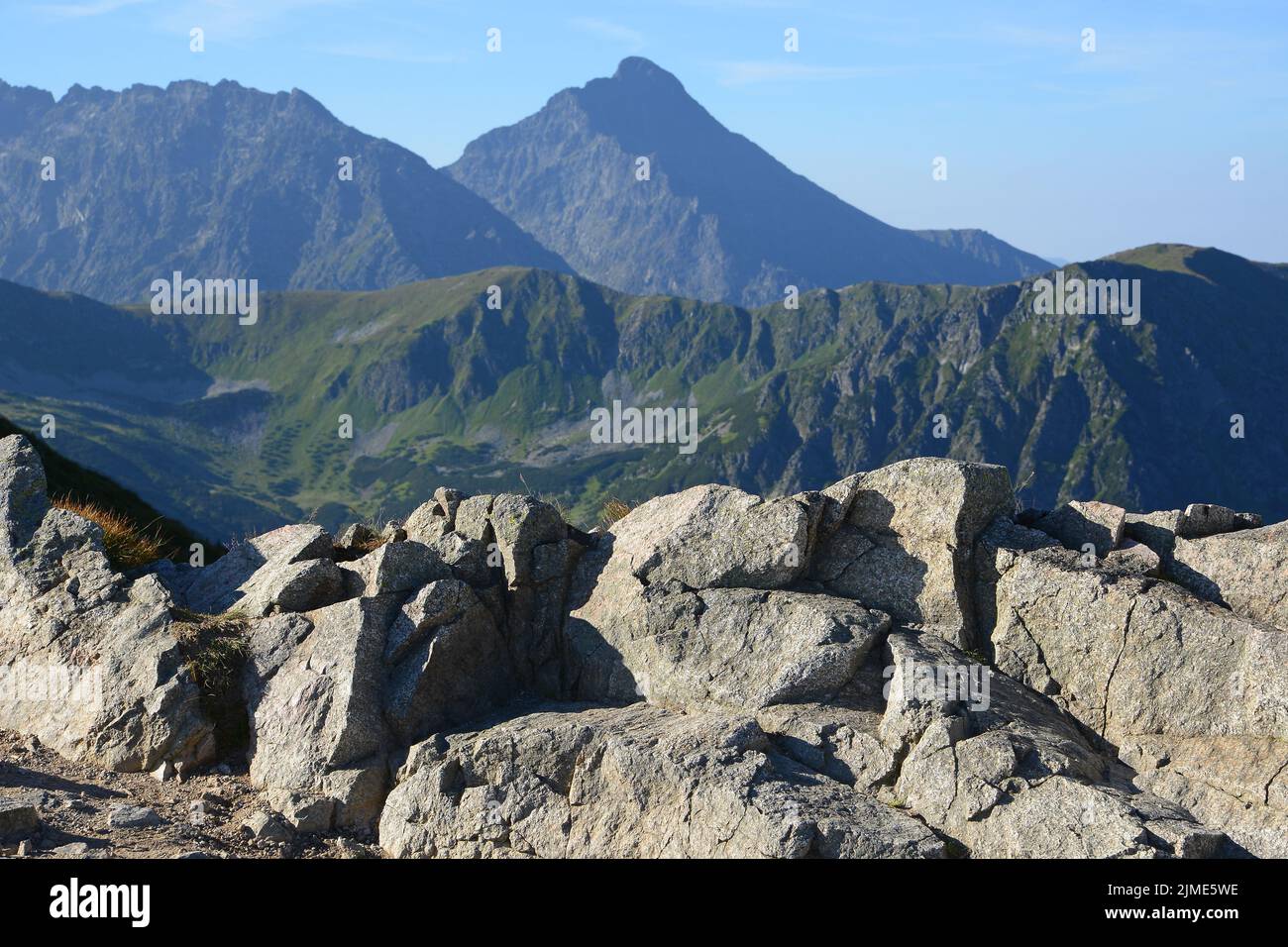 Kryvan in der Slowakei, vom Pfad nach Swinica Stockfoto