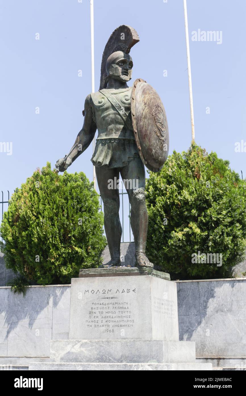 Alte Stadt Sparta Stockfoto