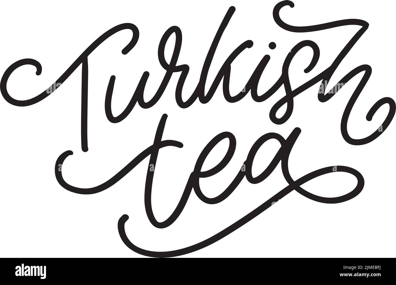 Türkische Traditionen der Teezeremonie. Teezeit. Dekorative Elemente für Ihr Design. Vektor-Illustration mit orientalischen Tasse Stock Vektor