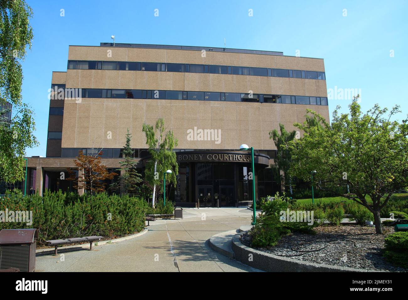 Alaska, Boney Courthouse in Anchorage Stockfoto