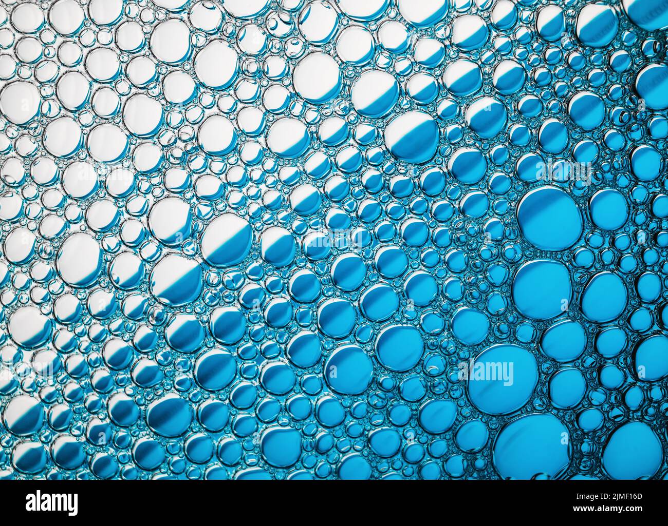 Blaue Blasen-Textur Stockfoto