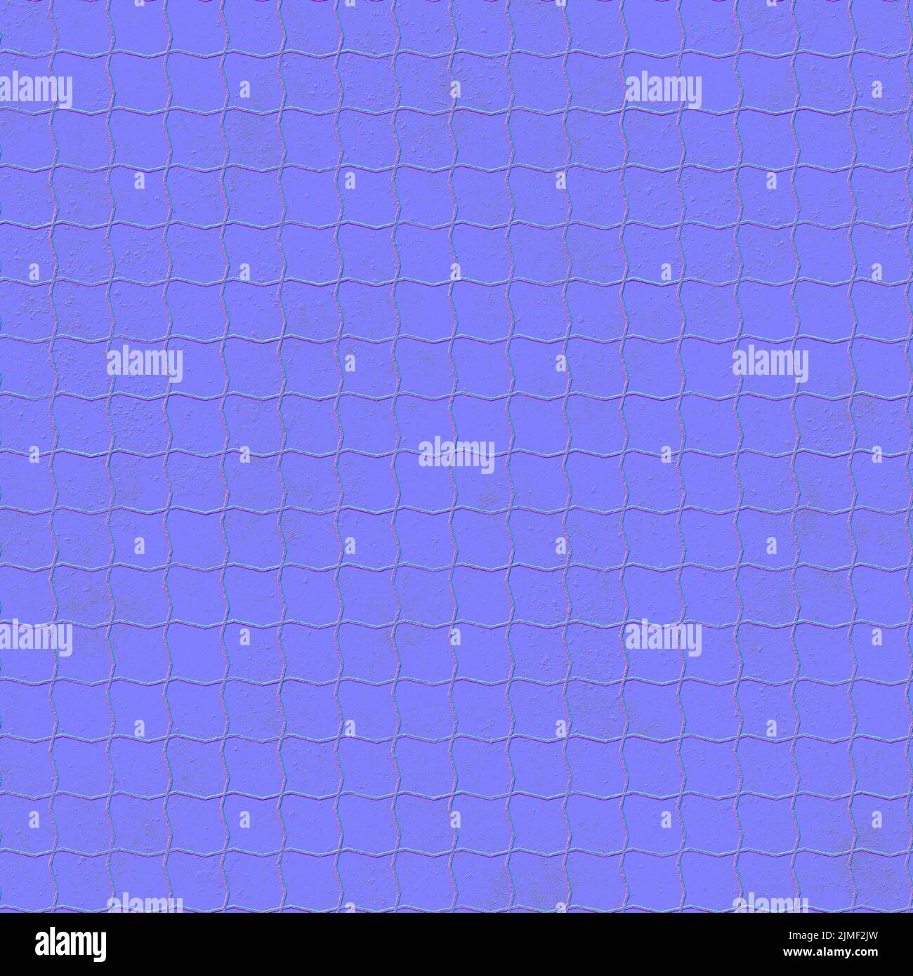 Normale Kartenpflaster-Textur, normale Abbildung Stockfoto