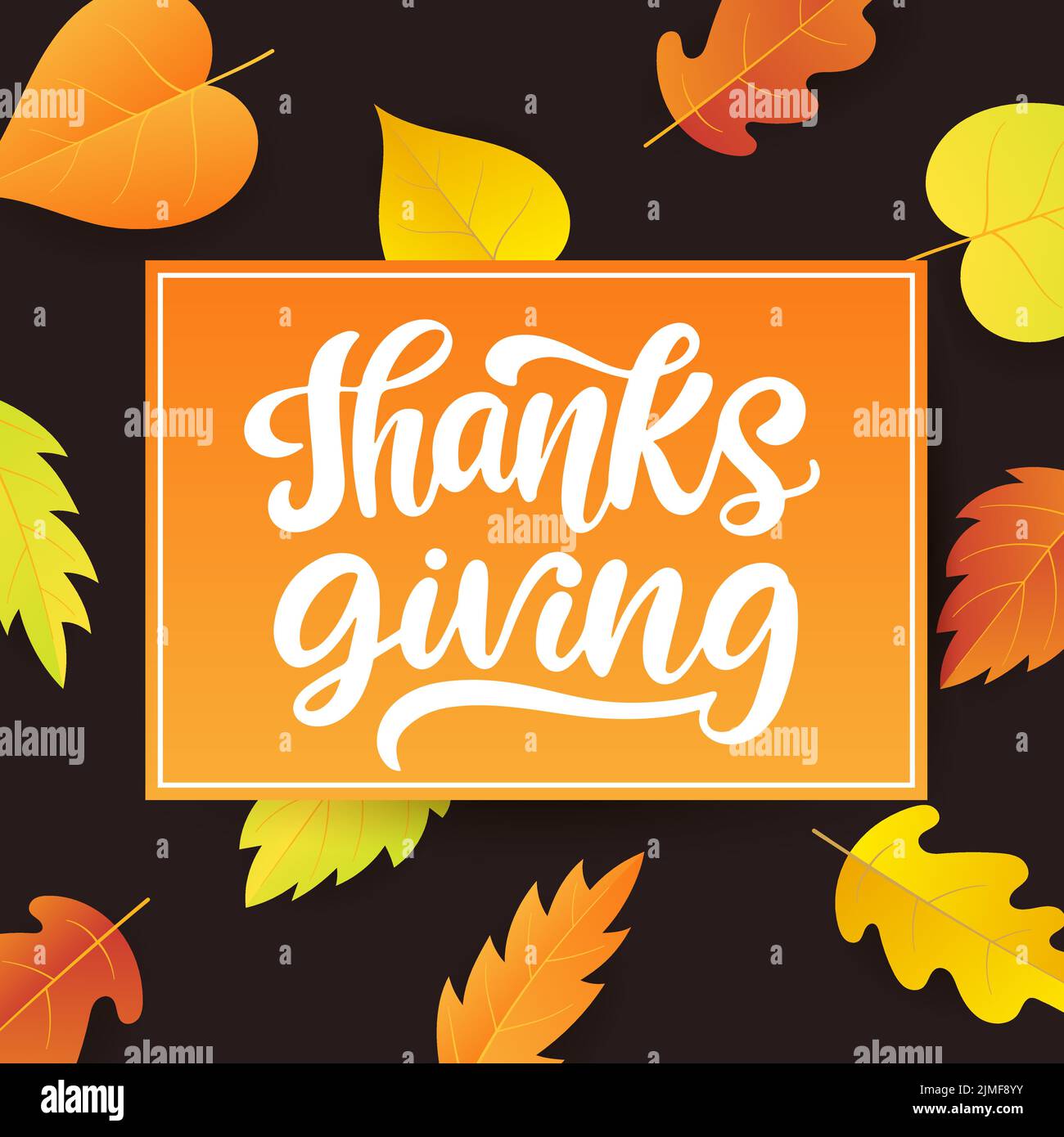 Thanksgiving Day Sale Web-Banner-Vorlage Stock Vektor