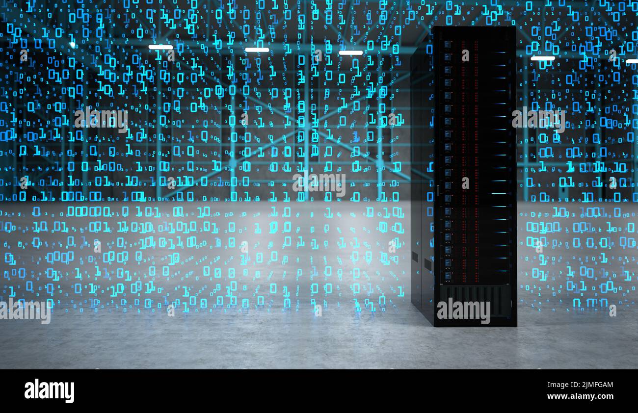 Server Center-Daten Stockfoto