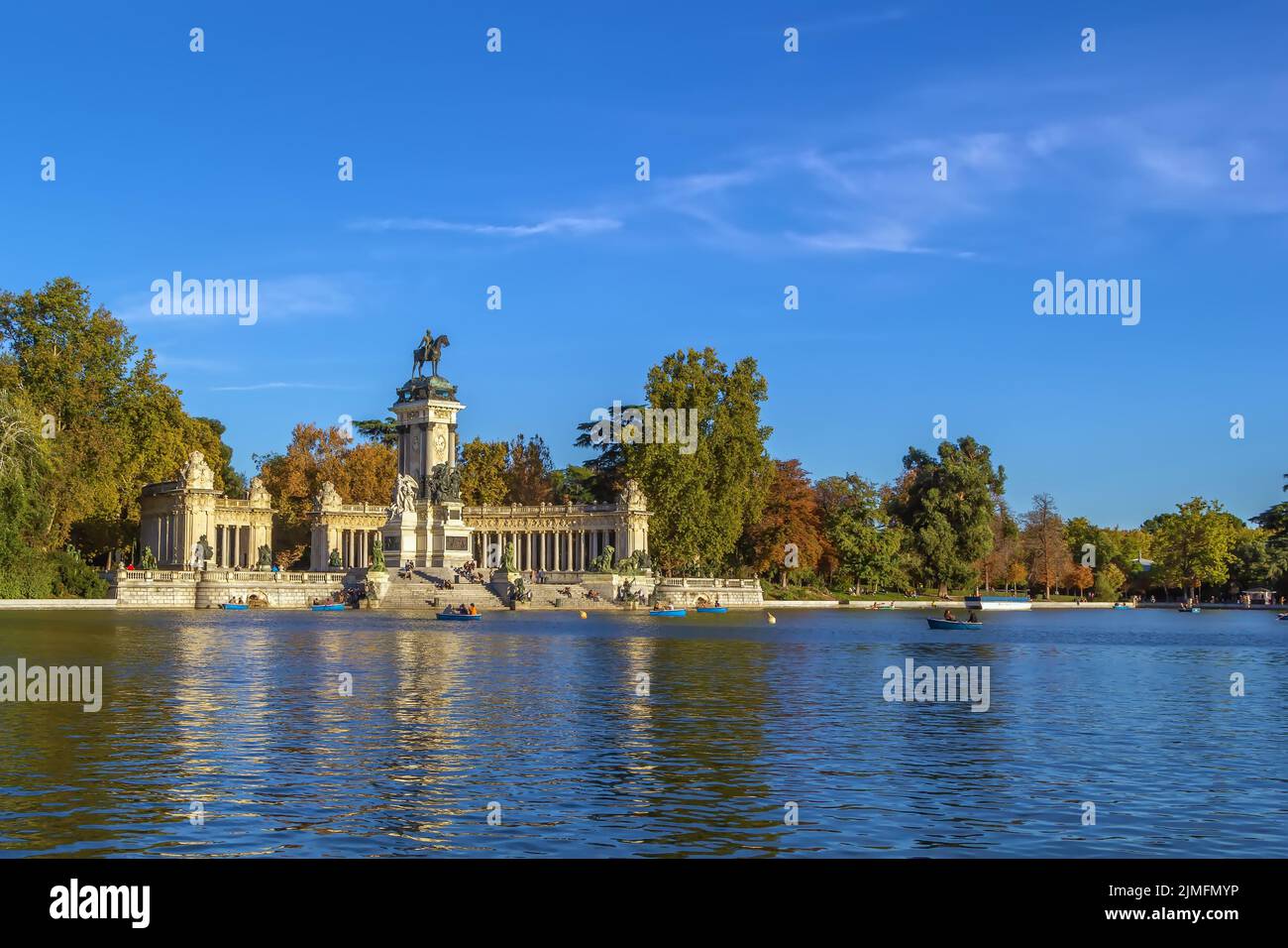 Denkmal für Alfonso XII, Madrid, Spanien Stockfoto