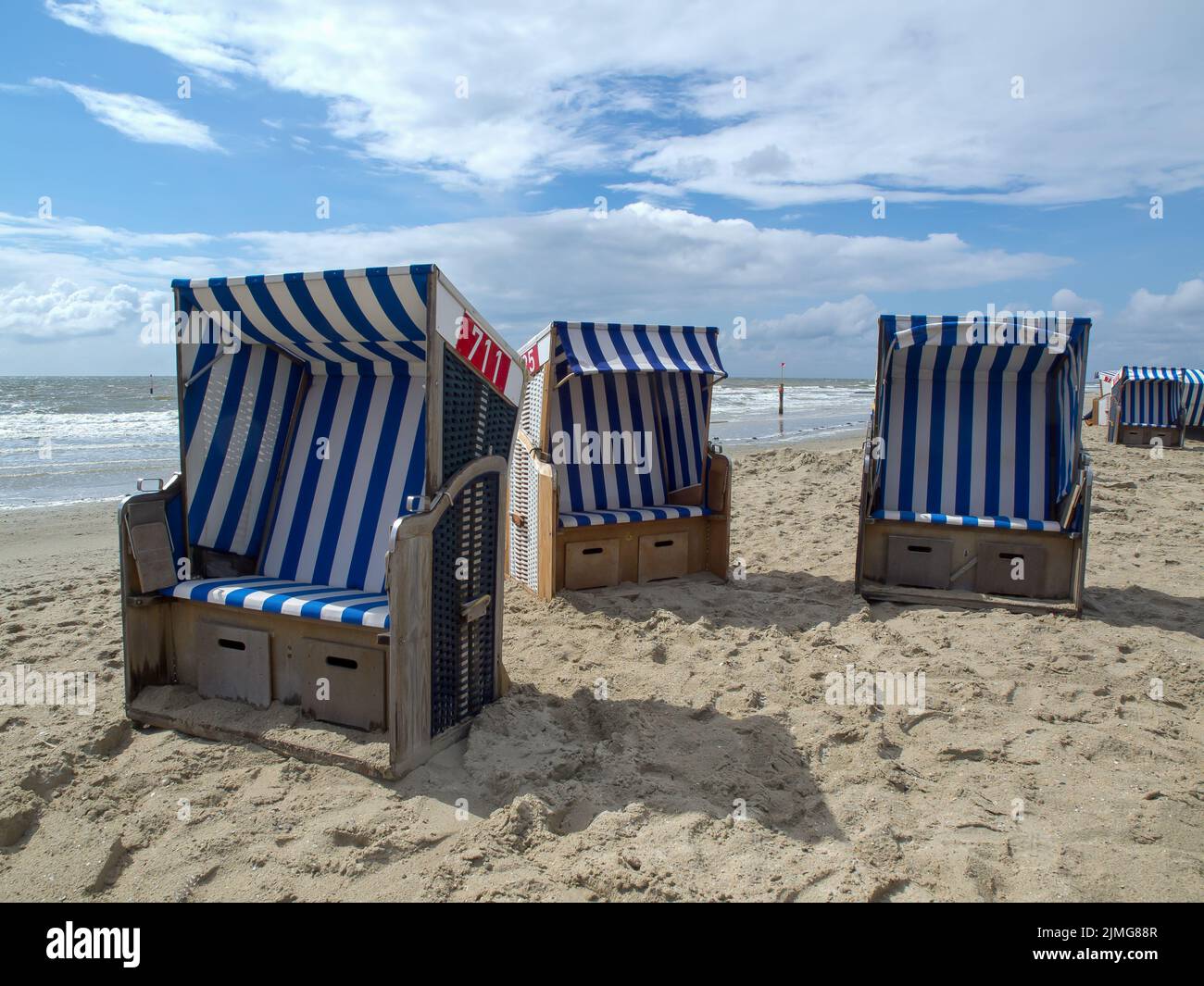 Norderney Strand Stockfoto