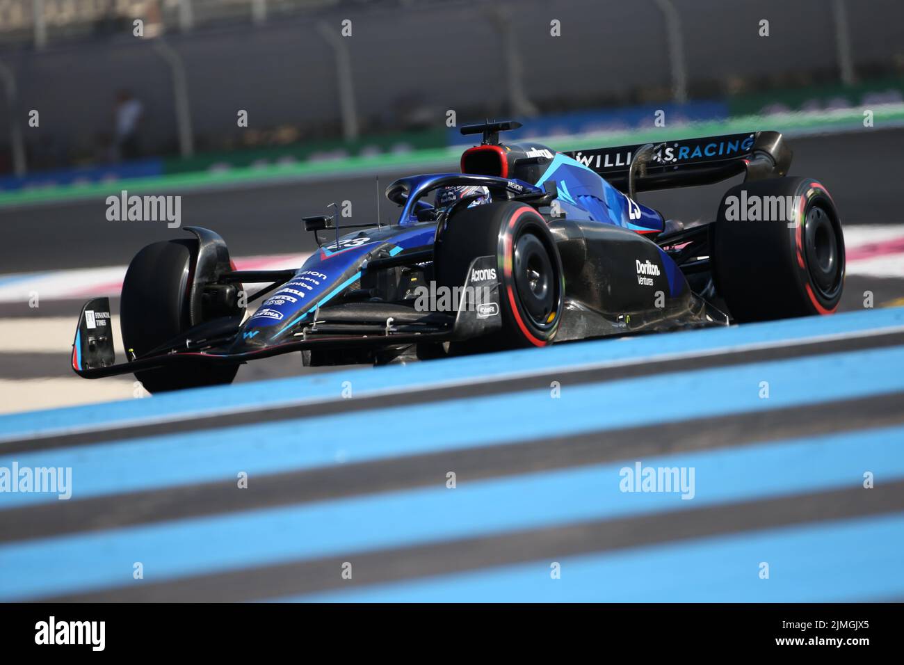 jul 22 2022 Le Castellet, Frankreich - F1 2022 Frankreich GP - freies Training 2 - Alexander Albon (IND) Williams FW44 Stockfoto
