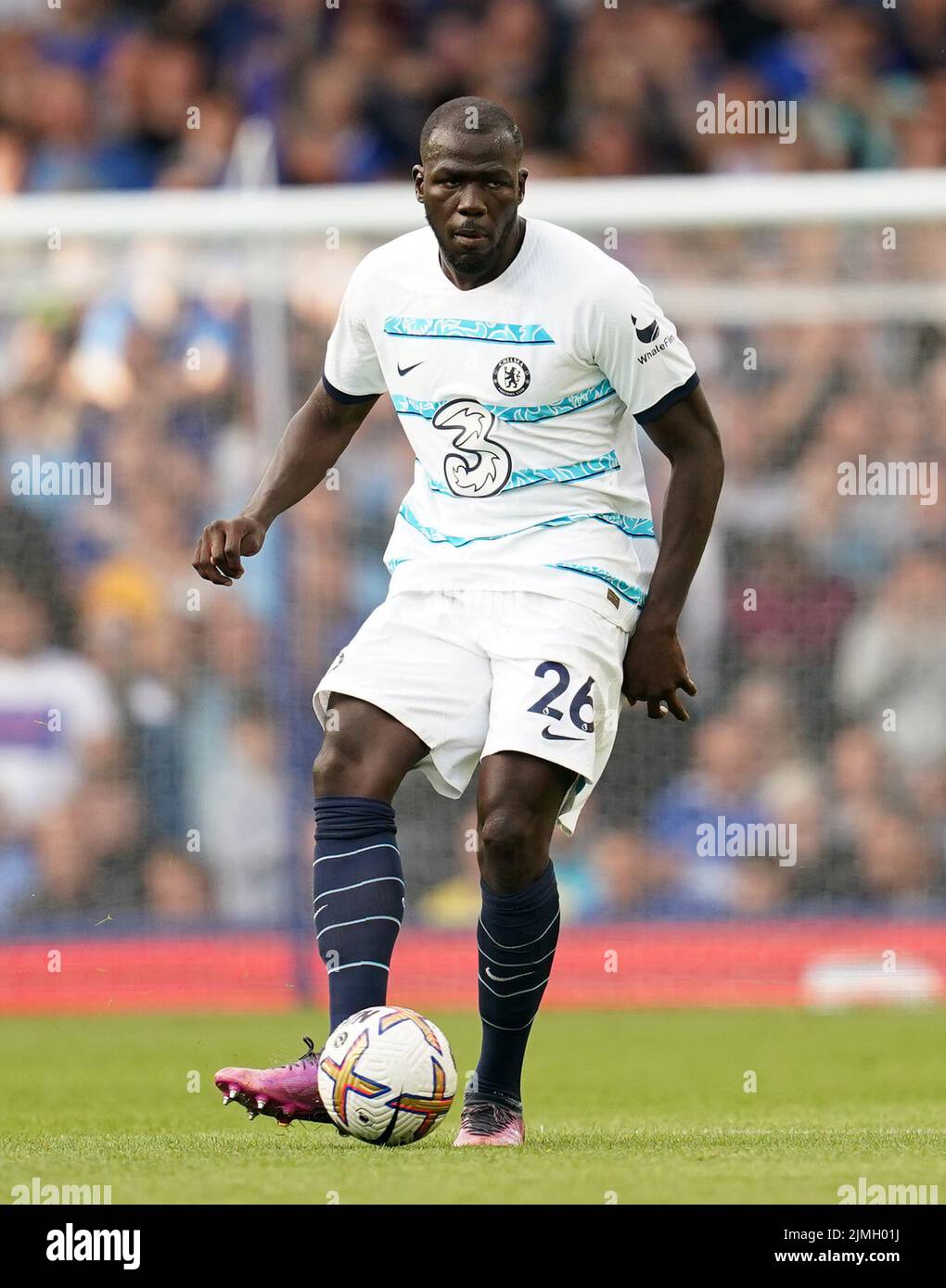 Chelsea's Kalidou Koulibaly während des Spiels der Premier League im Goodison Park, Liverpool. Bilddatum: Samstag, 6. August 2022. Stockfoto