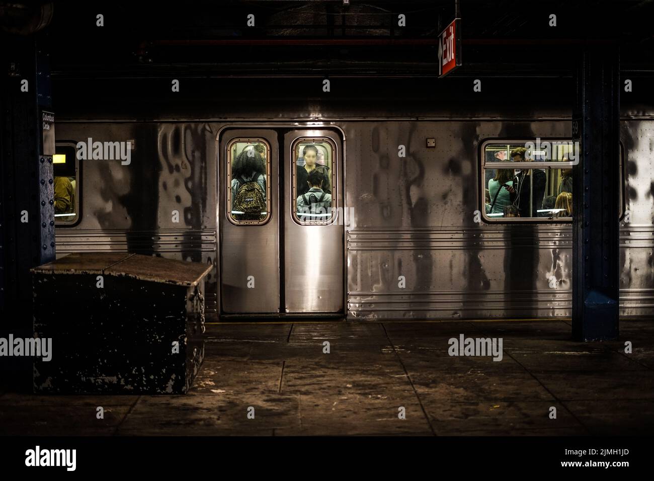 Bild der New Yorker U-Bahn Stockfoto