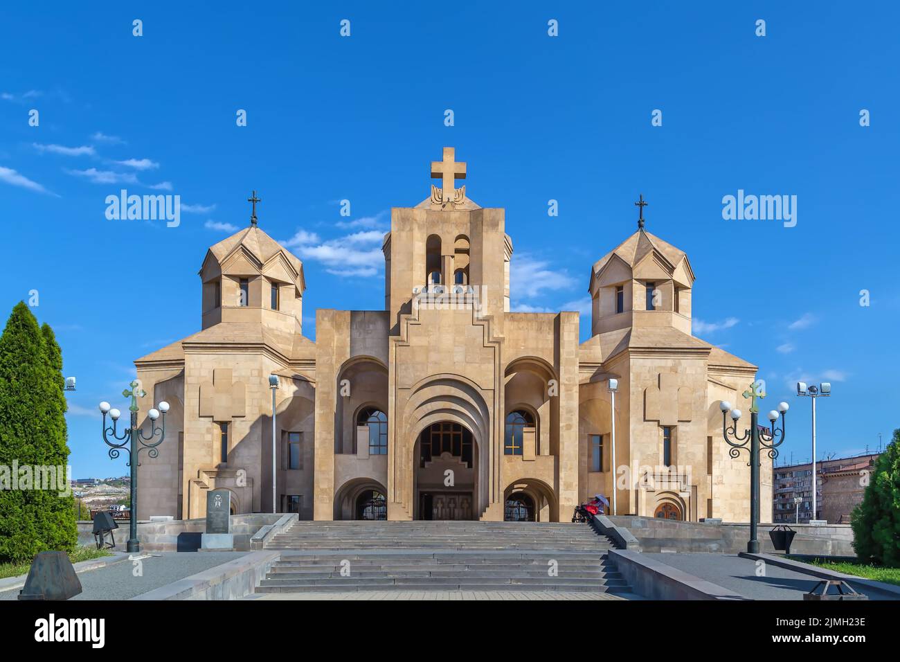 St. Gregory Illuminator Kathedrale, Eriwan, Armenien Stockfoto