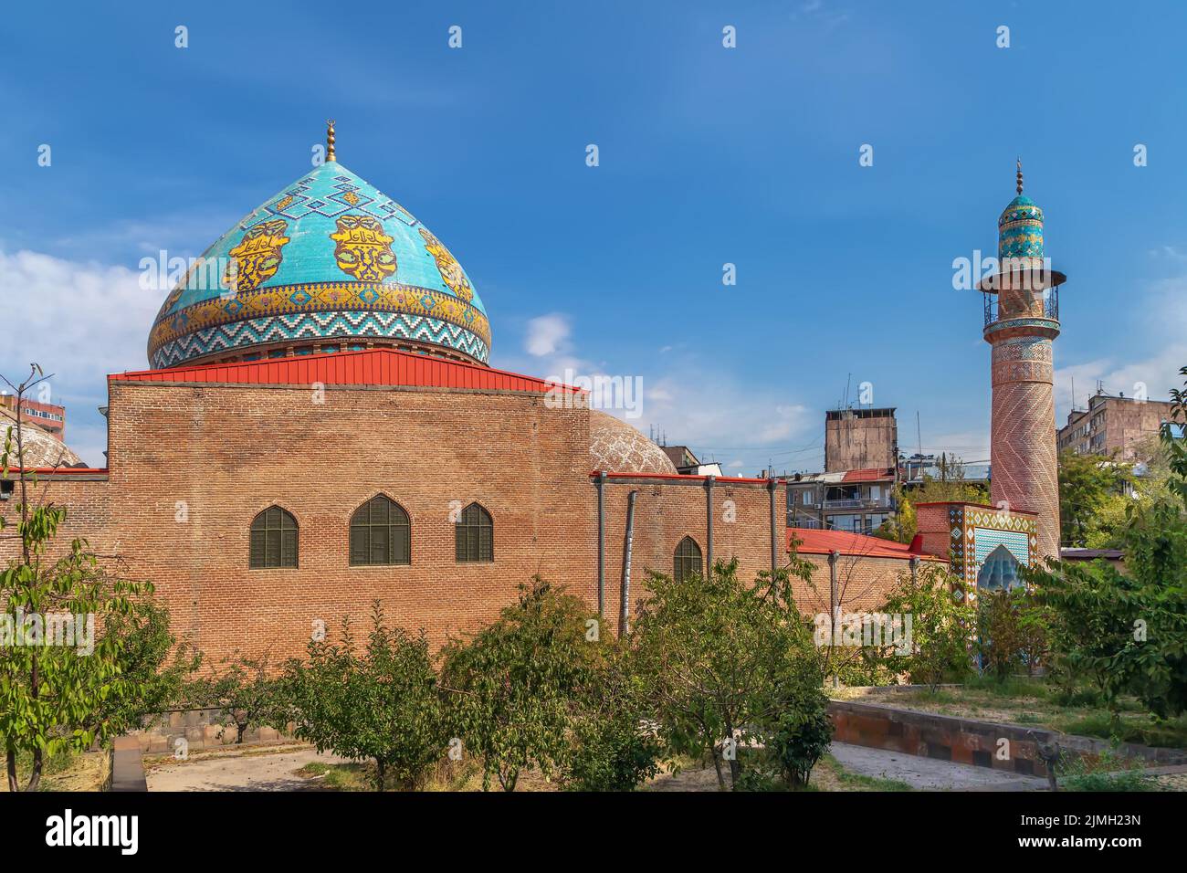 Blaue Moschee, Jerewan, Armenien Stockfoto