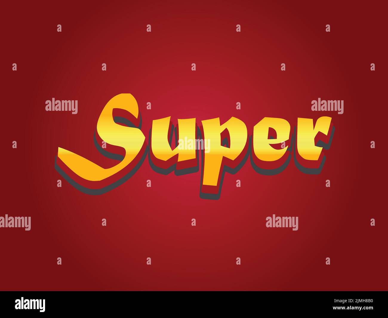 Text-Effekt-Vorlage mit 3D fetten Stil Verwendung für Logo Stock Vektor