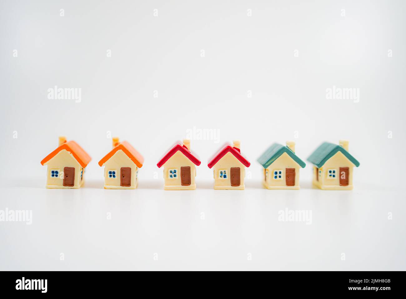 Miniatur des Hauses (Lebensplan und Familienplanung) Stockfoto