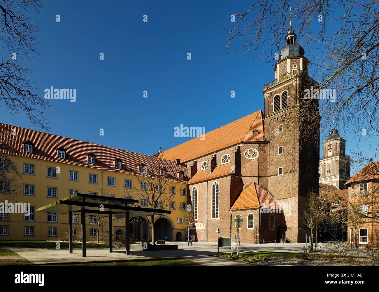 Das sogenannte Stadtschloss Coesfeld, auch Liebfrauenburg, Coesfeld, Deutschland, Europa genannt Stockfoto
