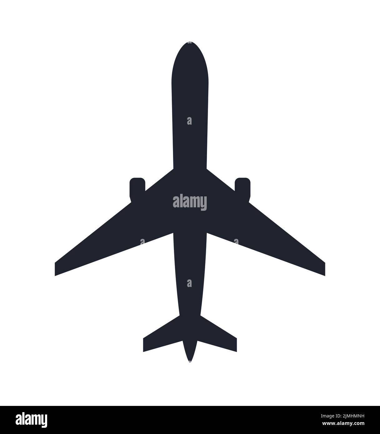 Symbol für Flugzeugzeichen oder Symbol für Flugzeug- und Flugzeugvektoren Stock Vektor