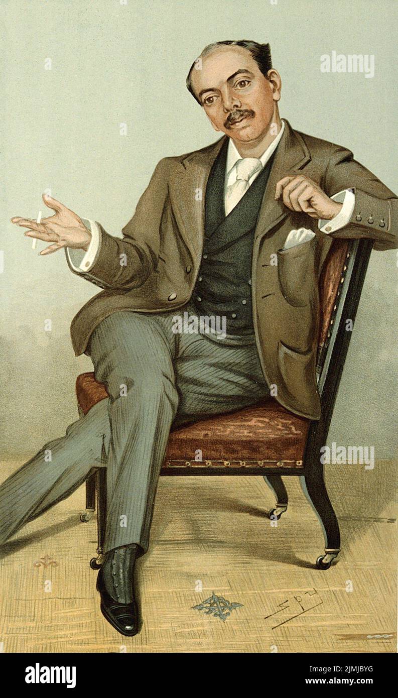 Sir Leander Starr Jameson, Anführer des unglückseligen Jameson RAID, dem das Gedicht If von Rudyard Kipling<gewidmet war Stockfoto