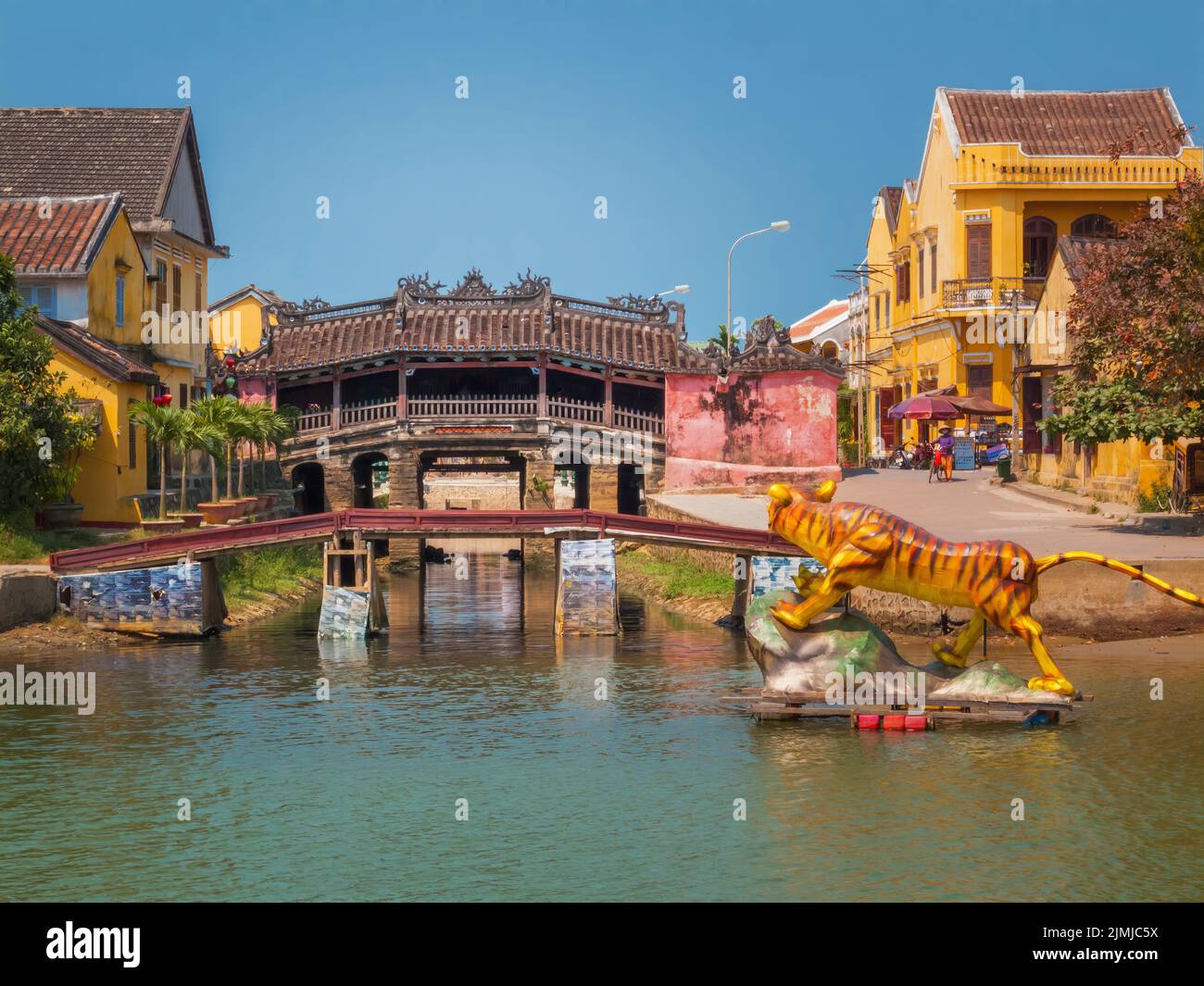 Vietnam, Provinz Quang Nam, Hoi an, die berühmte japanische überdachte Brücke Stockfoto