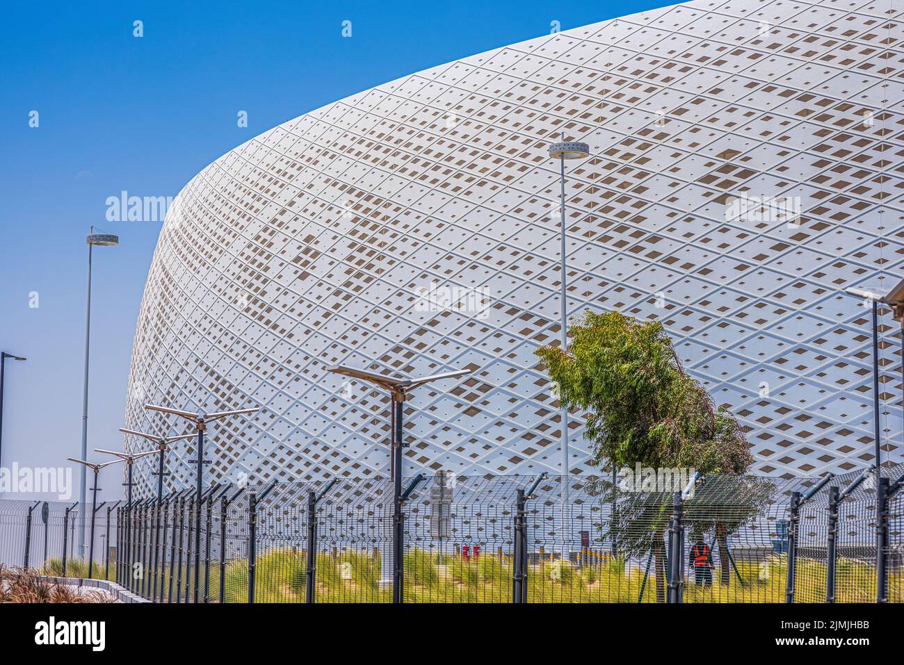 Al Thumama Stadion in Katar für die FIFA Fußball-Weltmeisterschaft 2022 Stockfoto