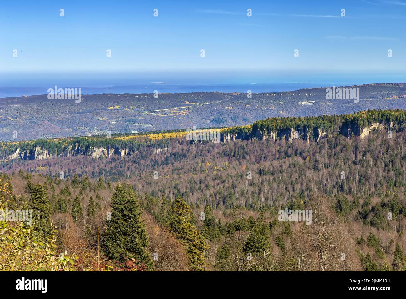 Bewaldete Berge, Russland Stockfoto
