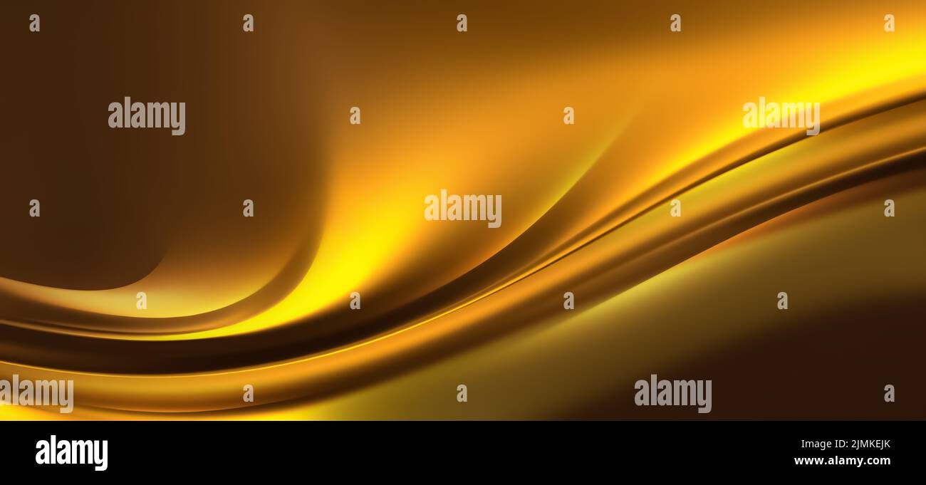 Hintergrund: Helles Sattgoldenes Licht Stockfoto