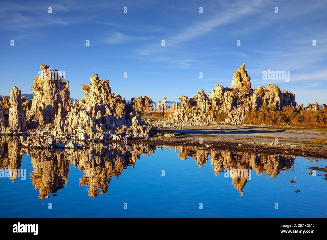 Kalk-Tuff-Türme Stockfoto