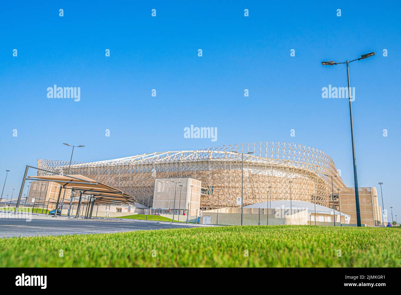 Das Ahmad bin Ali Stadium wird in Katar Spiele für die FIFA-Weltmeisterschaft 2022 veranstalten Stockfoto