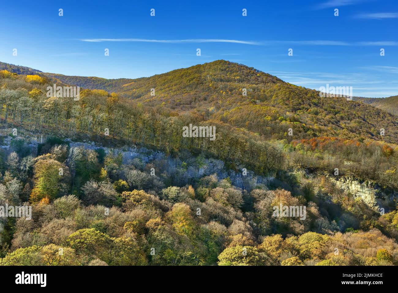 Bewaldete Berge, Russland Stockfoto