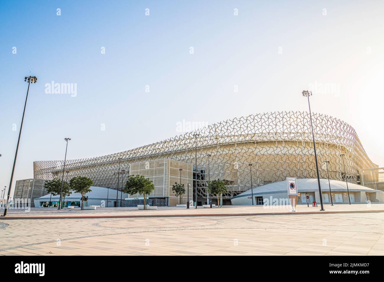 Das Ahmad bin Ali Stadium wird in Katar Spiele für die FIFA-Weltmeisterschaft 2022 veranstalten Stockfoto