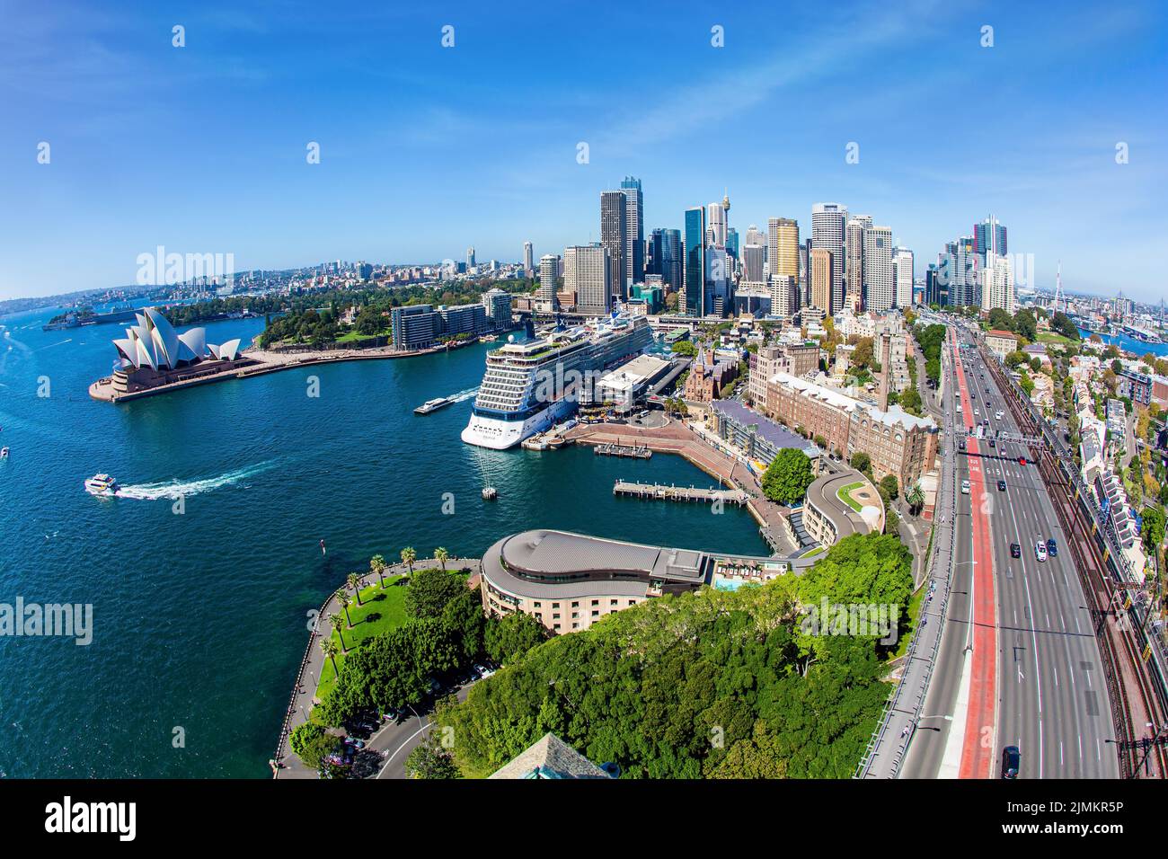 Sidney ist die größte Stadt Australiens Stockfoto