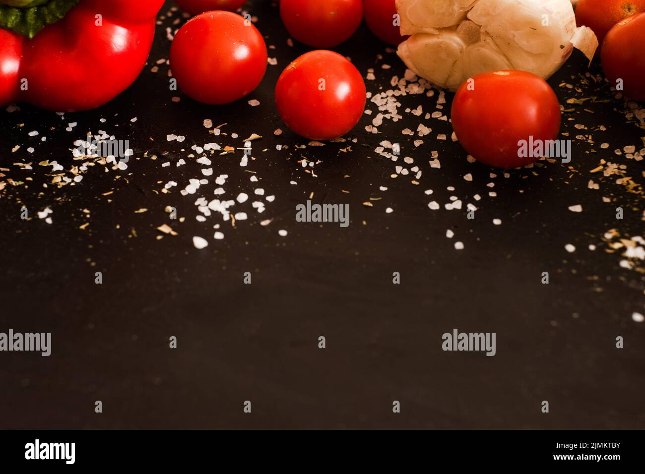 Vegetarische Ernährung Bio-Gemüse Kirschtomate Stockfoto