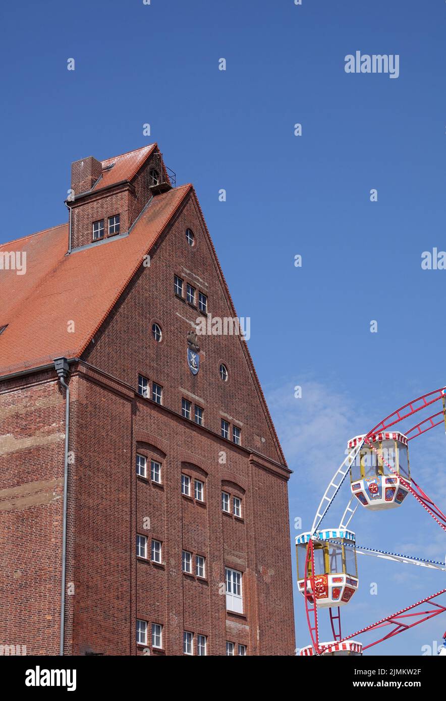 Gebäude in Stralsund Stockfoto