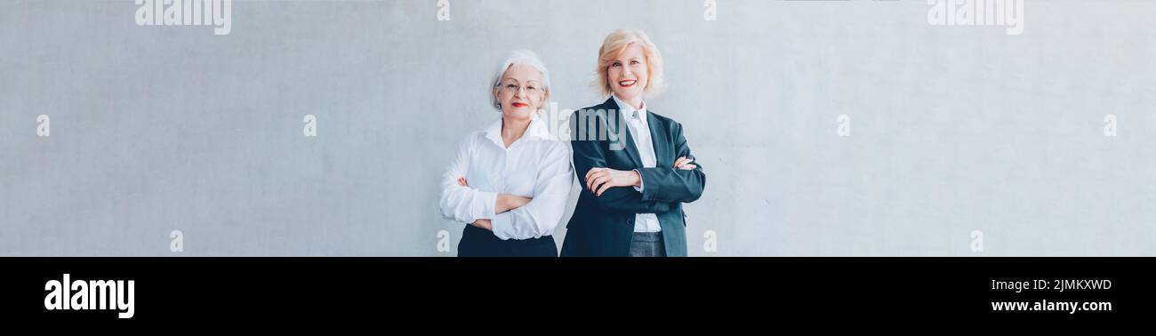 Weibliche Business-Team Senior erfolgreiche Frauen Stockfoto