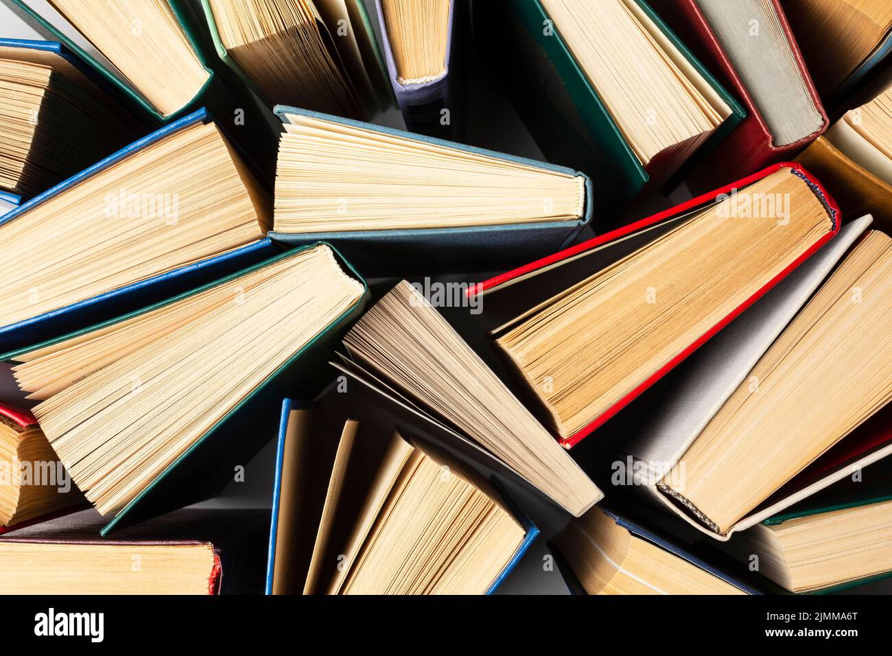 Kreative Welt Buch Tag Komposition Stockfoto