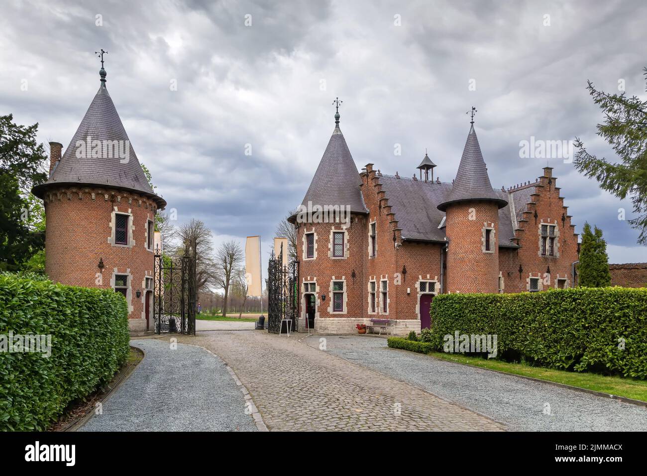 Schloss Ooidonk, Belgien Stockfoto