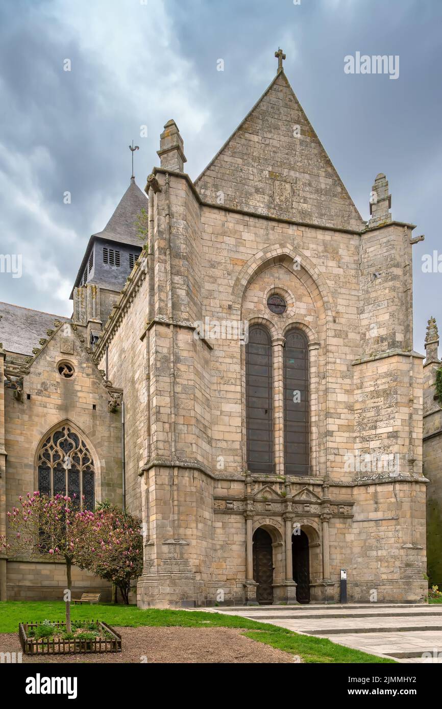 St. Malo Kirche, Dinan, Frankreich Stockfoto