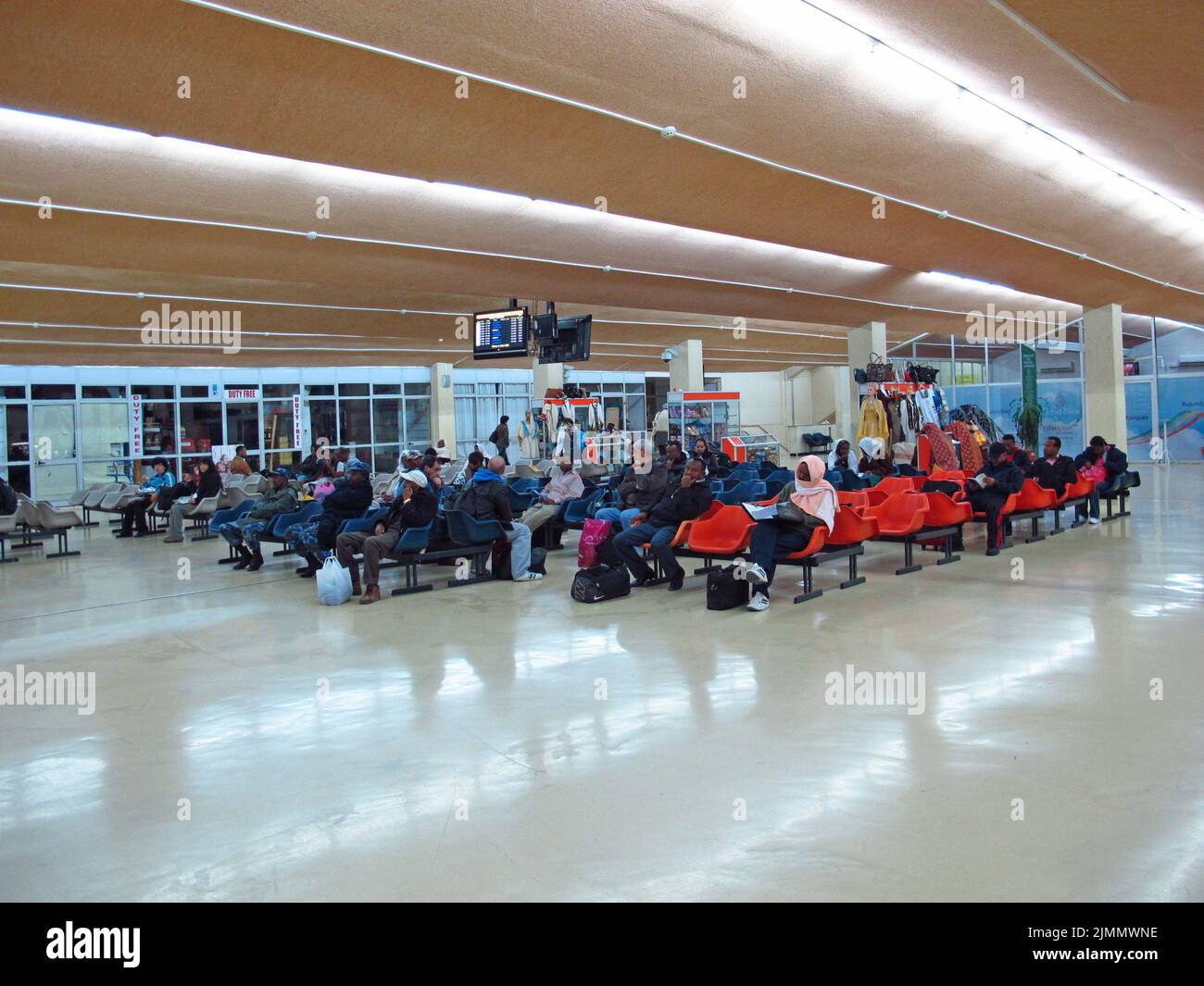 Der Flughafen, Addis Abeba, Äthiopien Stockfoto