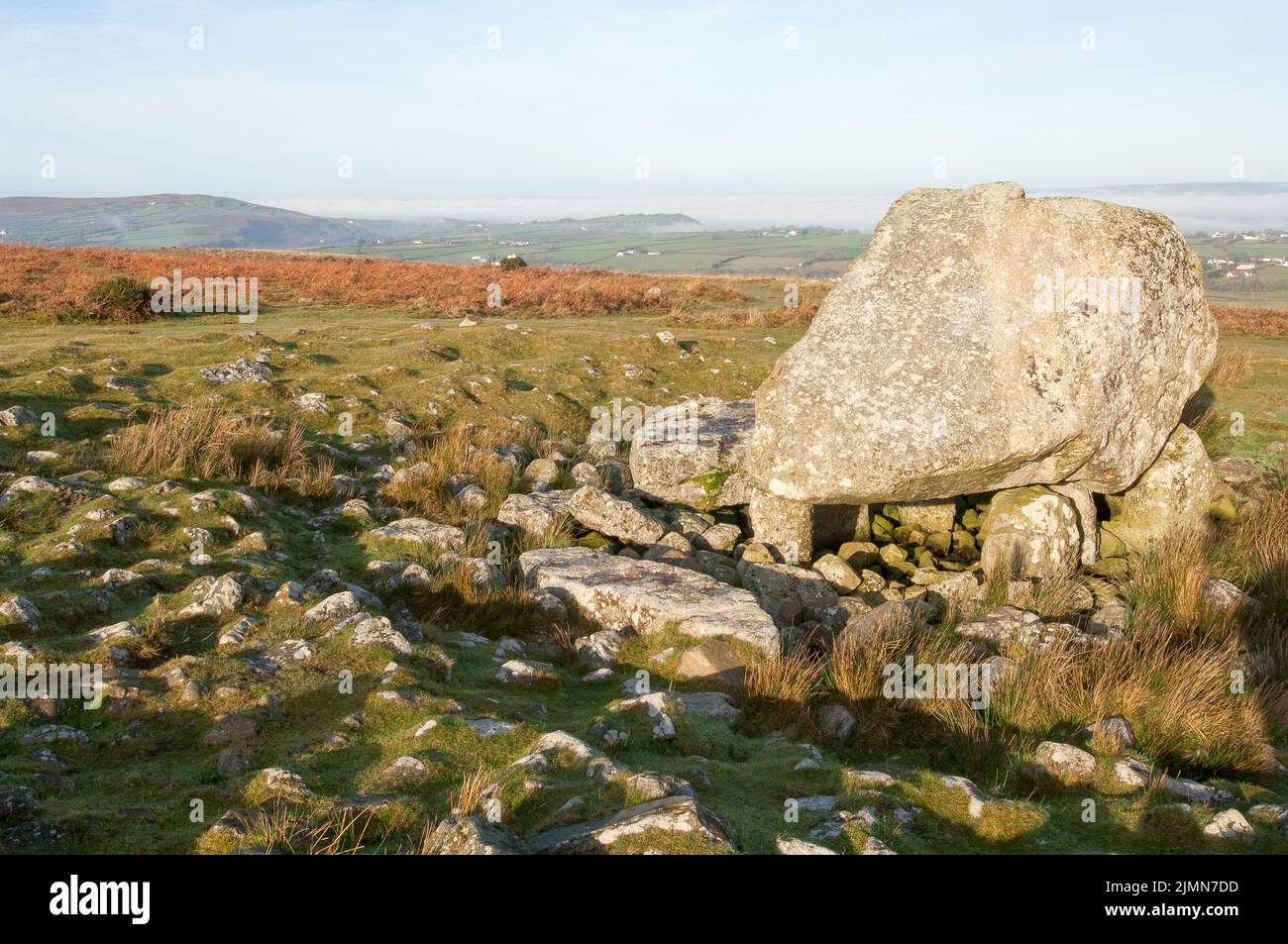 Arthur's Stone, Maen Ceti, Grabkammer, Gower Stockfoto