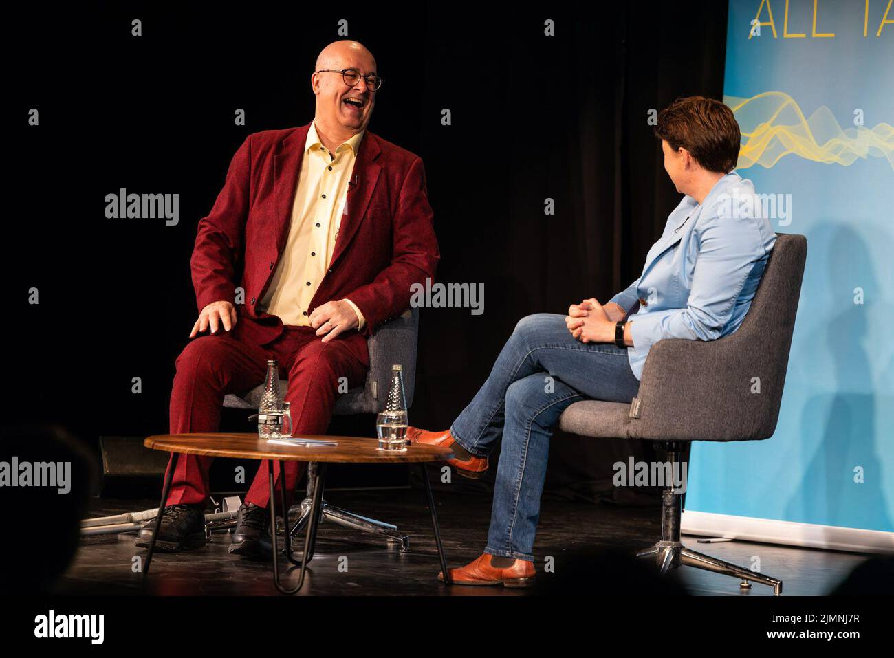 Ruth davidson mit iain dale Fotos und Bildmaterial in hoher Auflösung