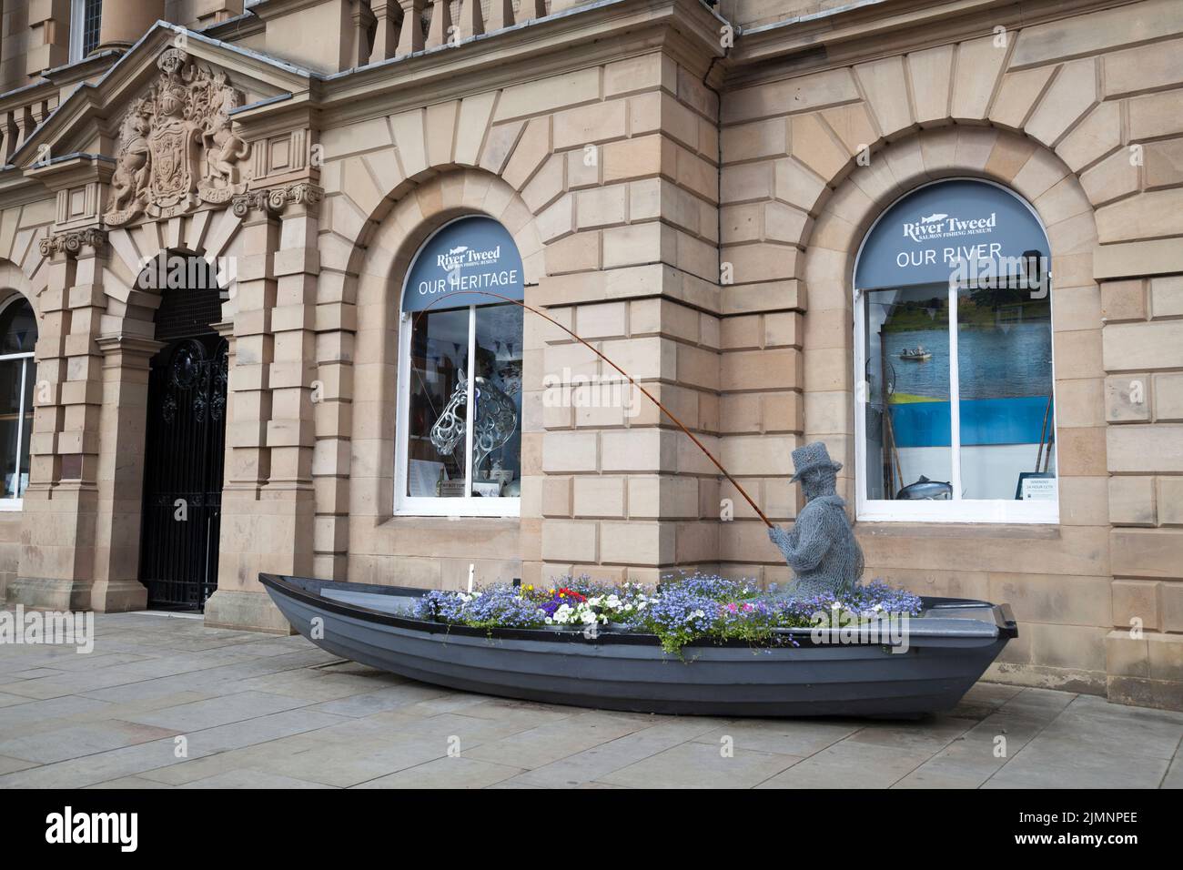 River Tweed Salmon Fishing Museum, Kelso, Schottland Stockfoto