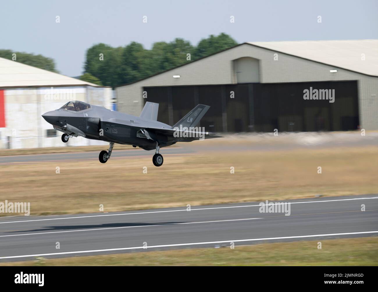 USAF F-35A Lightning II, beim Royal International Air Tattoo Stockfoto